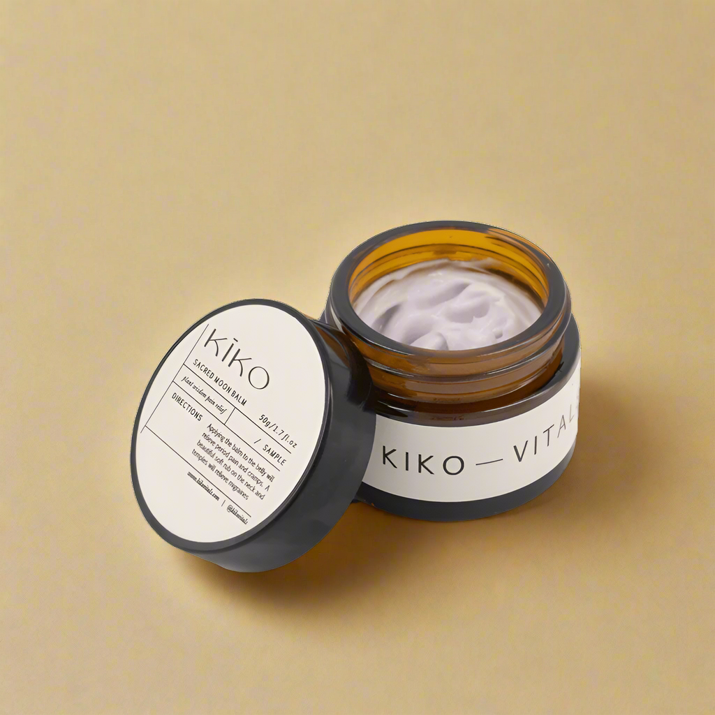 Kiko skincare jar with cream on a transparent background